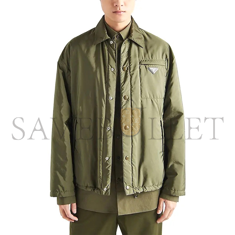 Pra*a re-nylon oversized-fit recycled-nylon jacket